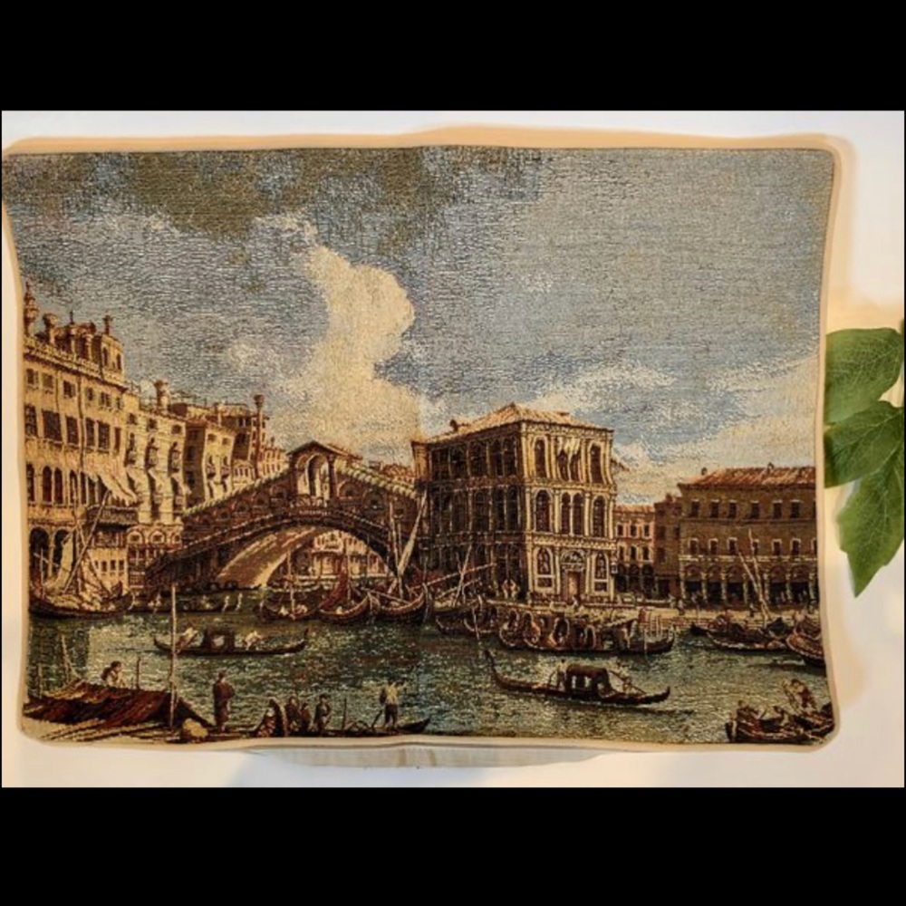 Authentic Parisian Pillow Cover, 12x18in.